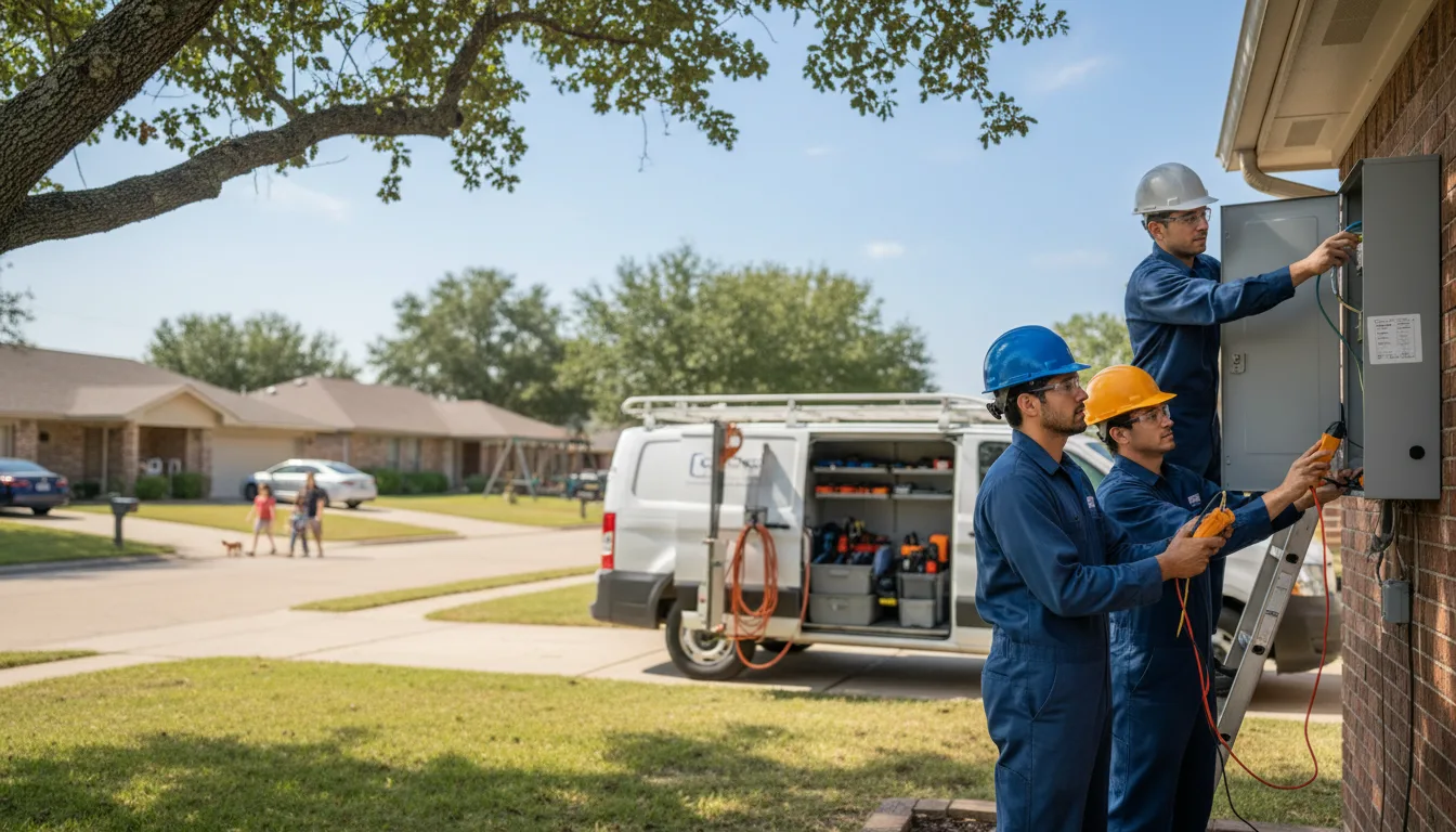 Certified electrician providing emergency electrical services in Red Banks, MS